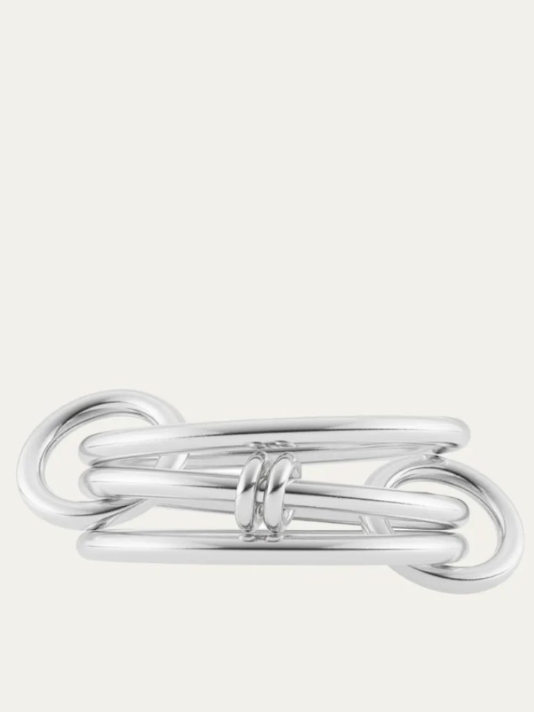 Spinelli Killcollin Brand Acacia Silver ThreeLink Ring